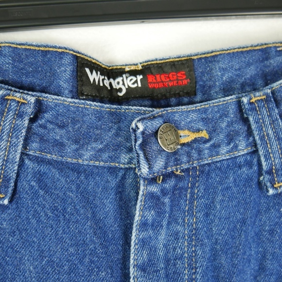 Wrangler Riggs Workwear Mens 34x36 Dark Wash Jean - Picture 6 of 7